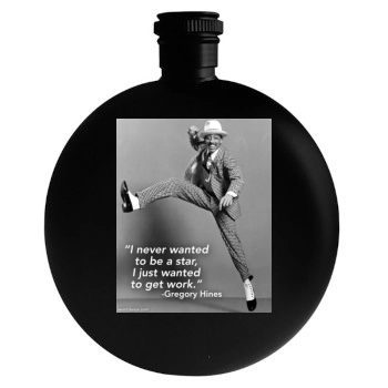 Gregory Hines Round Flask