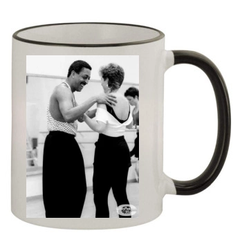 Gregory Hines 11oz Colored Rim & Handle Mug