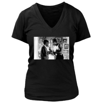 Gregory Hines Women's Deep V-Neck TShirt