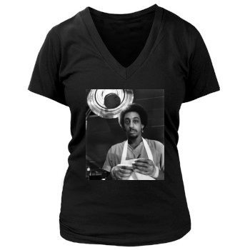 Gregory Hines Women's Deep V-Neck TShirt