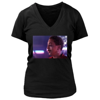 Gregory Hines Women's Deep V-Neck TShirt