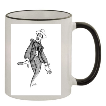 Gregory Hines 11oz Colored Rim & Handle Mug