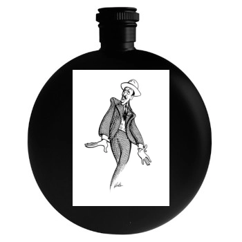 Gregory Hines Round Flask