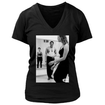 Gregory Hines Women's Deep V-Neck TShirt