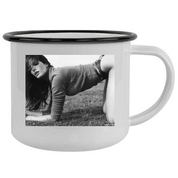 Stephanie Seymour Camping Mug