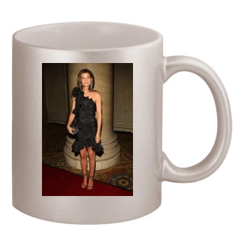 Stephanie Seymour 11oz Metallic Silver Mug