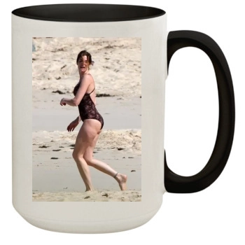 Stephanie Seymour 15oz Colored Inner & Handle Mug