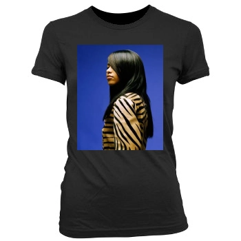 Aaliyah Women's Junior Cut Crewneck T-Shirt