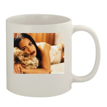 Aaliyah 11oz White Mug