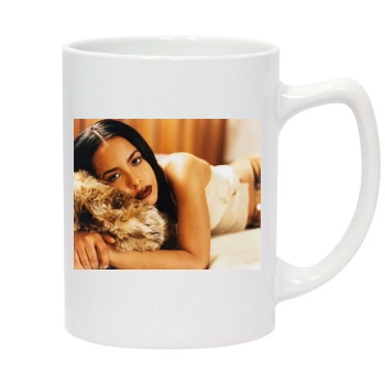 Aaliyah 14oz White Statesman Mug