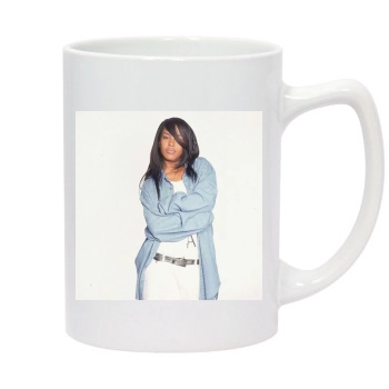 Aaliyah 14oz White Statesman Mug