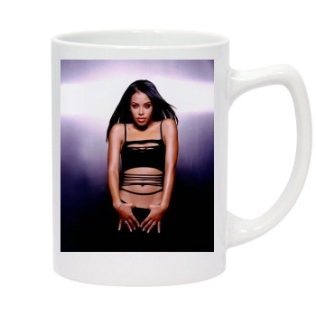 Aaliyah 14oz White Statesman Mug