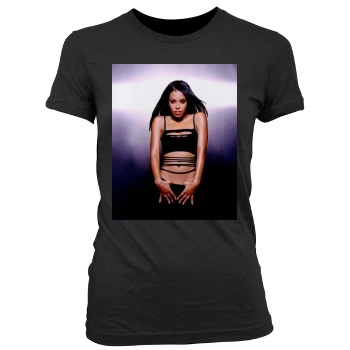 Aaliyah Women's Junior Cut Crewneck T-Shirt