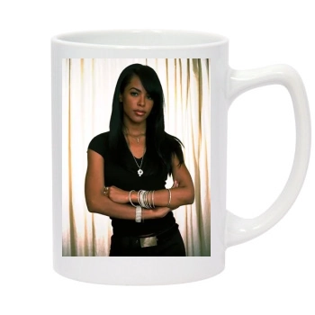 Aaliyah 14oz White Statesman Mug