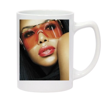 Aaliyah 14oz White Statesman Mug