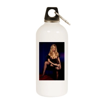 Abi Titmuss White Water Bottle With Carabiner