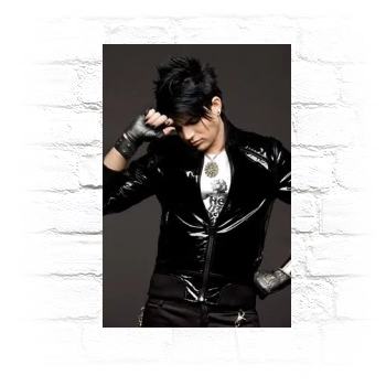 Adam Lambert Metal Wall Art