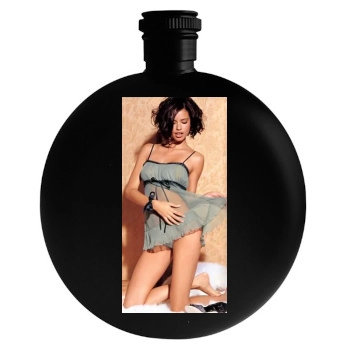 Adriana Lima Round Flask