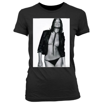 Adriana Lima Women's Junior Cut Crewneck T-Shirt