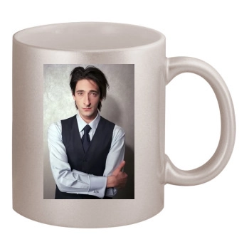 Adrien Brody 11oz Metallic Silver Mug