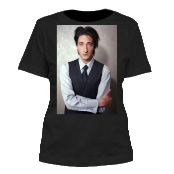 Adrien Brody Women's Cut T-Shirt