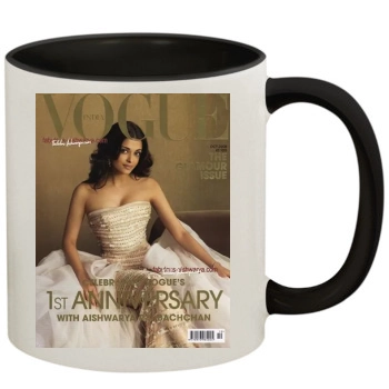 Aishwarya Rai 11oz Colored Inner & Handle Mug