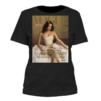 Aishwarya Rai Women's Cut T-Shirt