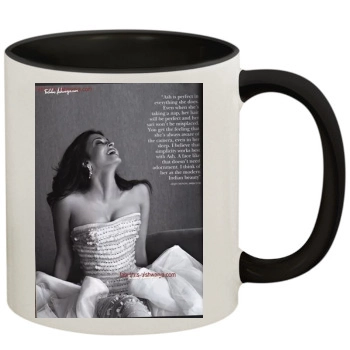 Aishwarya Rai 11oz Colored Inner & Handle Mug