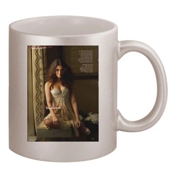 Aishwarya Rai 11oz Metallic Silver Mug