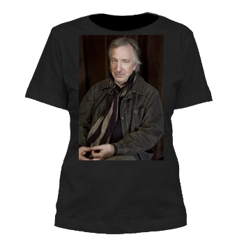 Alan Rickman Women's Cut T-Shirt