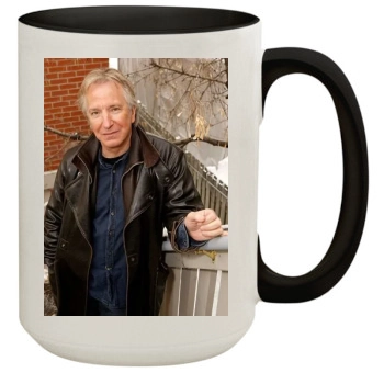 Alan Rickman 15oz Colored Inner & Handle Mug