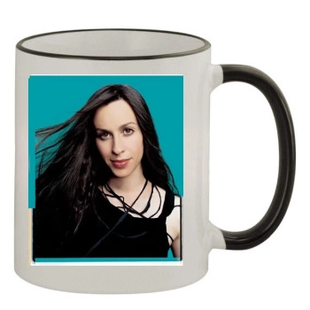 Alanis Morissette 11oz Colored Rim & Handle Mug