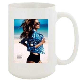 Alessandra Ambrosio 15oz White Mug