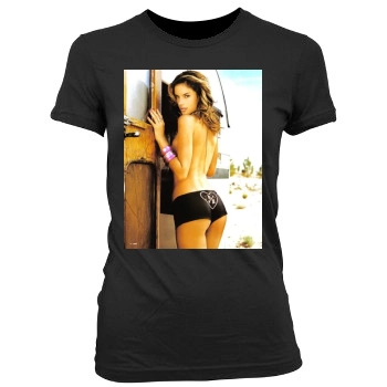 Alessandra Ambrosio Women's Junior Cut Crewneck T-Shirt