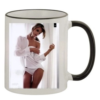 Alessandra Ambrosio 11oz Colored Rim & Handle Mug