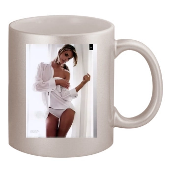 Alessandra Ambrosio 11oz Metallic Silver Mug