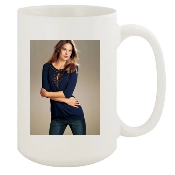 Alessandra Ambrosio 15oz White Mug