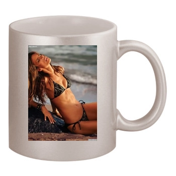 Alessandra Ambrosio 11oz Metallic Silver Mug