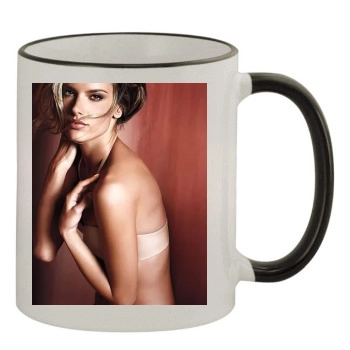 Alessandra Ambrosio 11oz Colored Rim & Handle Mug