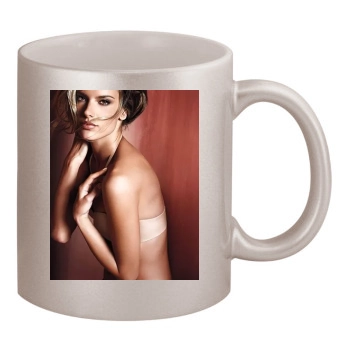 Alessandra Ambrosio 11oz Metallic Silver Mug