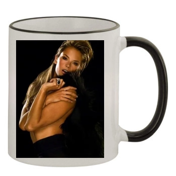 Alessandra Ambrosio 11oz Colored Rim & Handle Mug