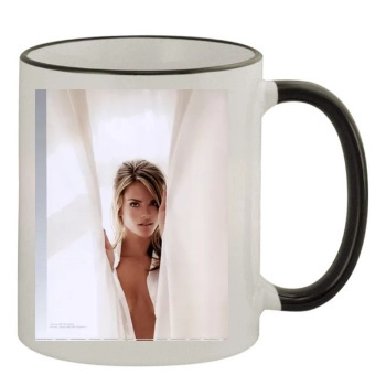 Alessandra Ambrosio 11oz Colored Rim & Handle Mug