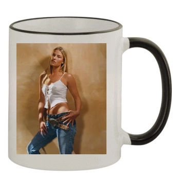 Ali Larter 11oz Colored Rim & Handle Mug