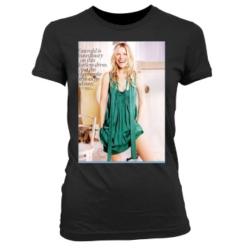 Ali Larter Women's Junior Cut Crewneck T-Shirt