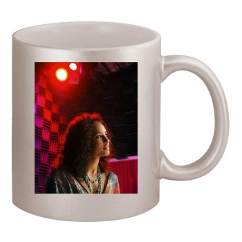 Alicia Keys 11oz Metallic Silver Mug