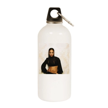 Alicia Keys White Water Bottle With Carabiner