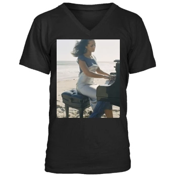 Alicia Keys Men's V-Neck T-Shirt