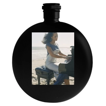 Alicia Keys Round Flask