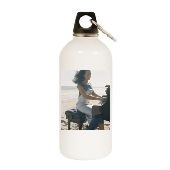 Alicia Keys White Water Bottle With Carabiner