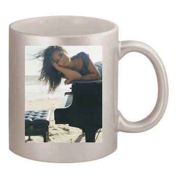 Alicia Keys 11oz Metallic Silver Mug